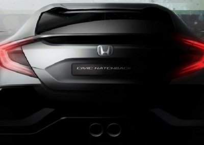 Honda рассекретила изображение нового Civic в кузове хэтчбек