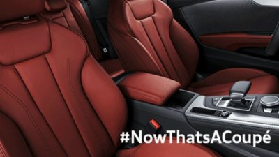 Компания Audi показала салон купе A5 нового поколения