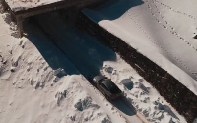 BMW испытала новый BMW X6 в заснеженных горах Румынии