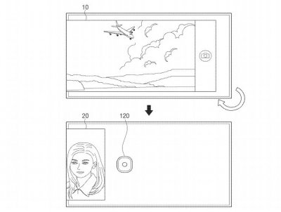 В Samsung разработали селфи-смартфон с дисплеем на обратной стороне