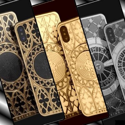 Caviar показала новые iPhone XS украшенные старинными играми
