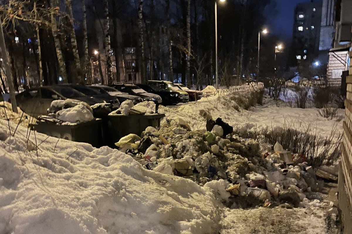 В Петербурге образовался острый дефицит контейнеров для мусорных площадок