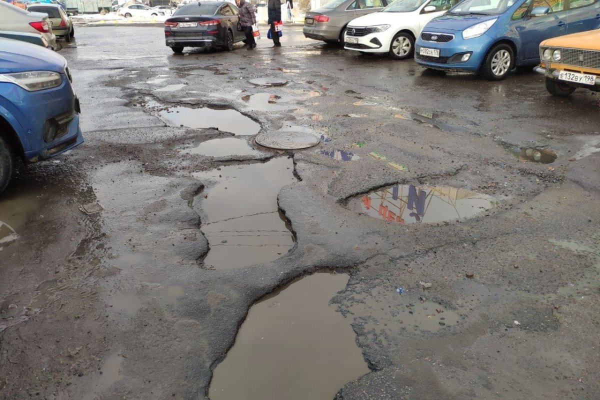 Петербуржцы массово жалуются на ужасное состояние дорог 