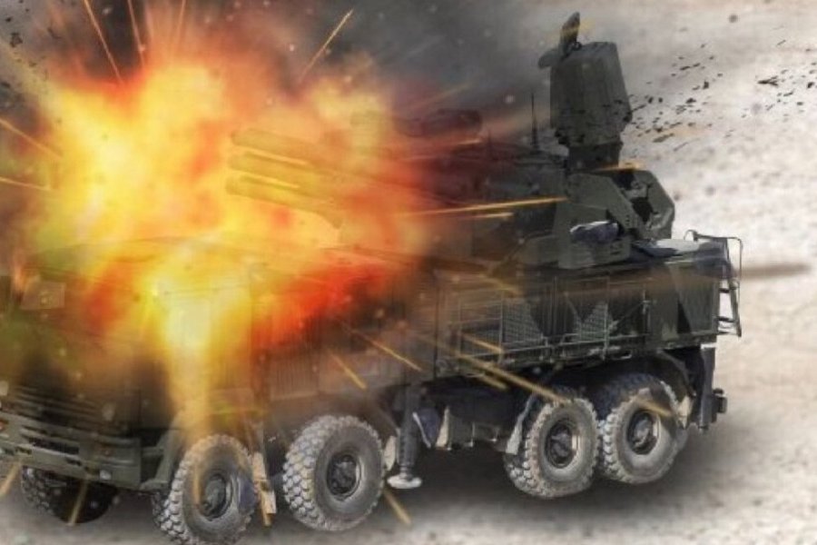 Levant 24: в Сирии ракетным ударом уничтожен российский ЗРПК «Панцирь-С»