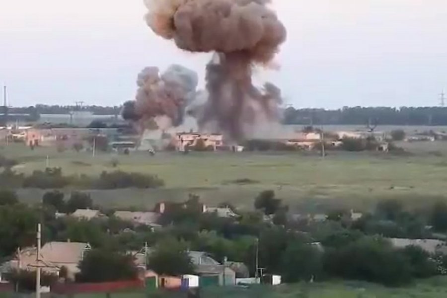 На Украине более 60 единиц боевой техники попали под мощный артиллерийский удар